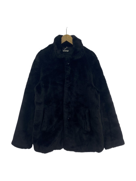 Supreme 15SS Faux Fur Coat L 黒