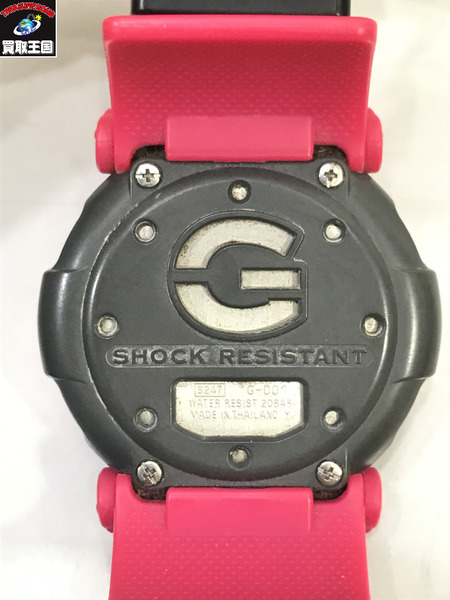 G-SHOCK/G-001/ジェイソン/ピンク/黒/腕時計/クォーツ