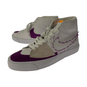 NIKE SB Blazer Mid Edge White/Purple/Gold (26.5)