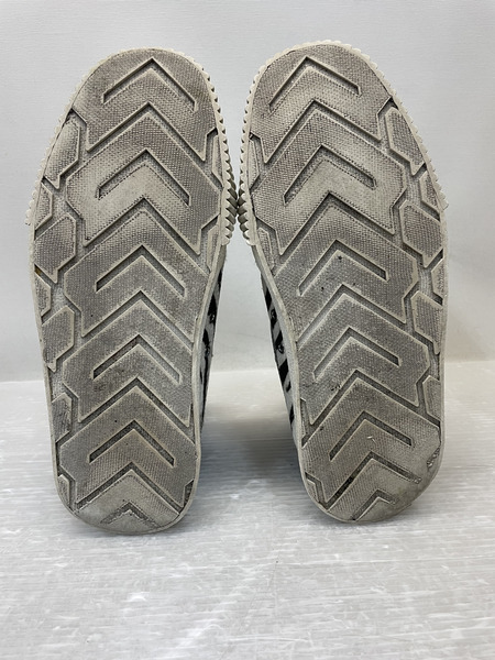 JIMMY CHOO MARTI レザー×ハラコ 切替 ハイカットスニーカー 40
