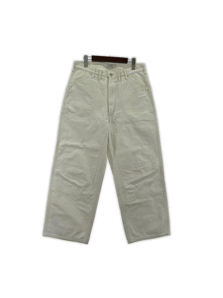 HERILL Duck painter pants ダブルニーパンツ 2 白 20-030-HL-8080-3