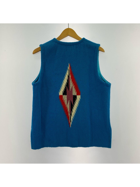 OLD・VINTAGE ジレ・ベスト ORTEGA'S チマヨベスト BLU 36