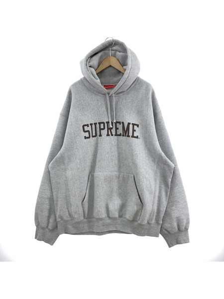 Supreme/Varsity Hooded Sweatshirt/XXL/GRY