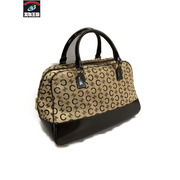 CELINE ハラコ Cマカダム ハンドバッグ