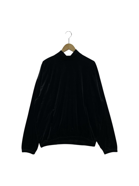 SASQUATCHfabrix. 22AW VELOUR MOCKNECK スウェット M ブラック