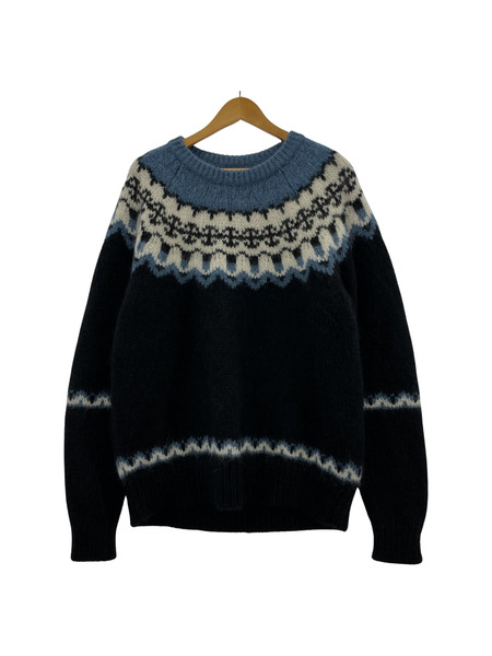 BATONER MOHAIR NORDIC CREW NECK ノルディックニット 3 BN-21FM-044