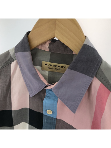 BURBERRY L/Sチェックシャツ (S)