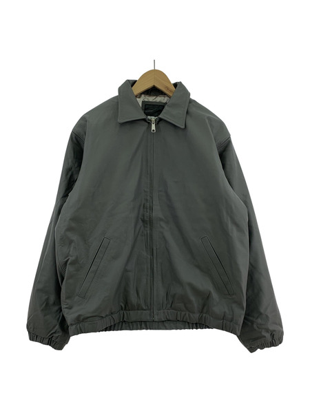 FTC LEATHER HARRINGTON JACKET グレー (M)