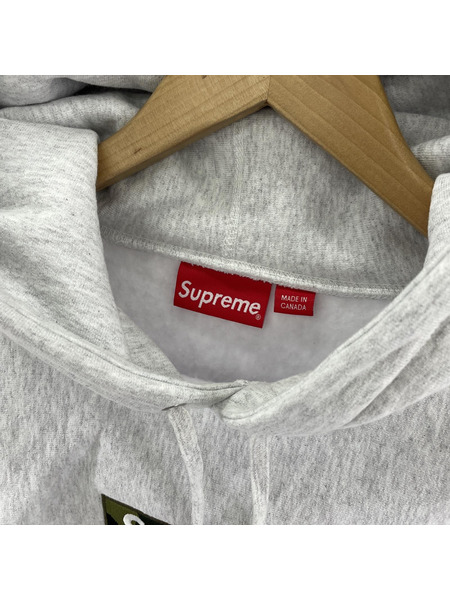 Supreme 23AW BOX LOGO HOODED SWEATSHIRT CAMO グレー M