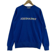 WIND AND SEA スウェット・トレーナー WIND AND SEA 反射ロゴ スウェット 青 (M)