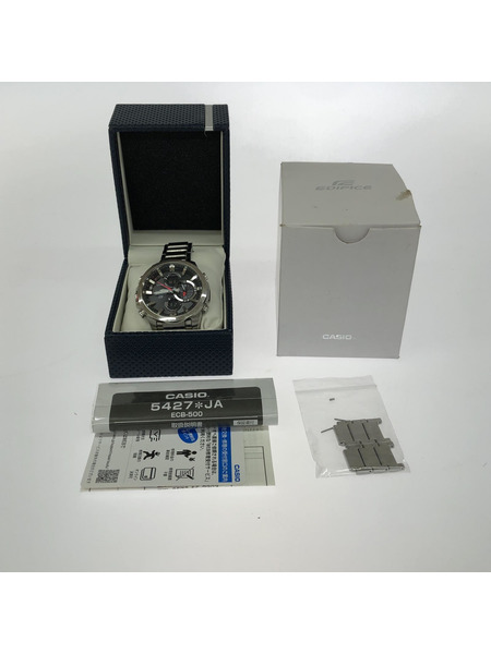 CASIO×EDIFICE ECB-500 ソーラー腕時計