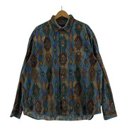 OLD・VINTAGE 長袖シャツ 80s ペイズリー柄L/Sシャツ
