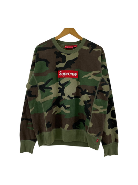 Supreme 15AW ウッドランドカモ 迷彩 スウェット (S)