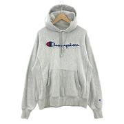 Champion REVERSE WEAVE パイルロゴパーカー M グレー