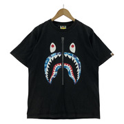 A BATHING APE　シャークカモS/Sカットソー ブラック （M）