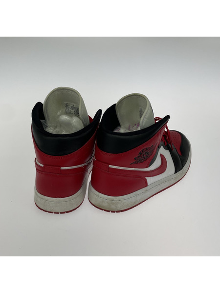 NIKE WMNS AIR JORDAN 1 MID BRED TOE 27.5cm