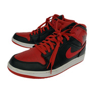 NIKE スニーカー AIR JORDAN 1 MID BRED TOE 27.5cm