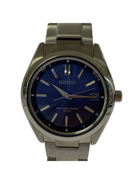SEIKO メンズ時計 BRIGHTZ 電波ソーラー 青