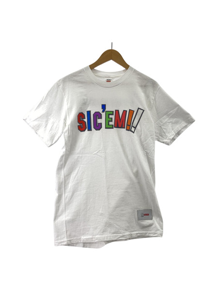 Supreme×WTAPS Sic'em! Tee WHT（S）