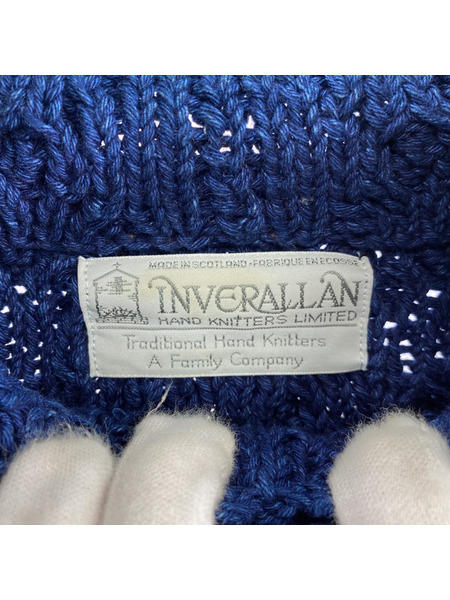 INVERALLAN ニット・セーター パーカー 青[値下]