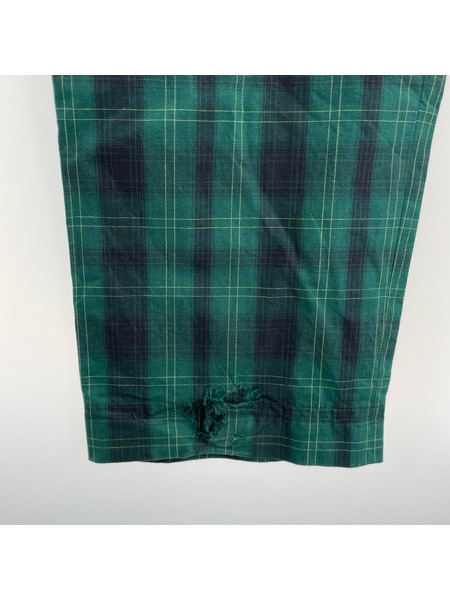 LACOSTE パンツ 80s~90s フランス製 タータンチェック W31
