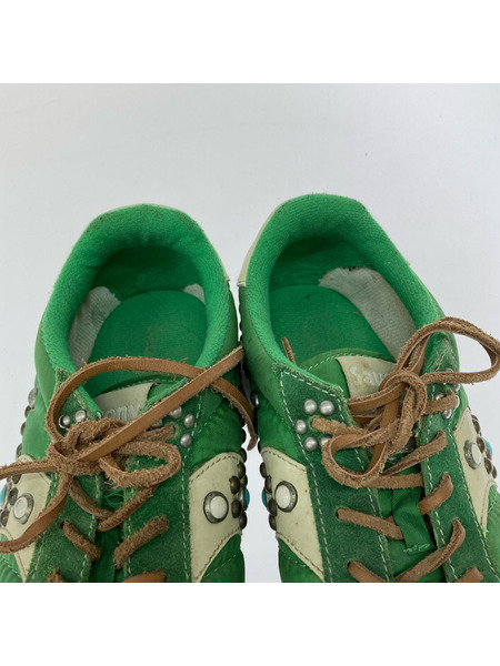 Saucony スニーカー ジエディター別注 スタッズ 緑 US9.5