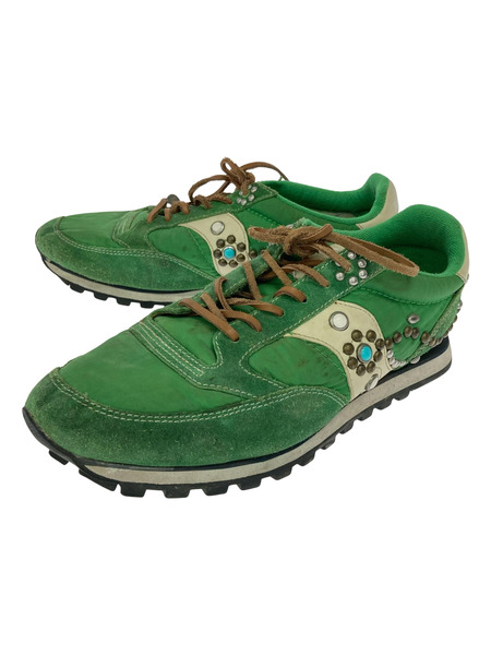 Saucony スニーカー ジエディター別注 スタッズ 緑 US9.5