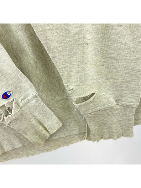 Champion スウェット・トレーナー 90s REVERSE WEAVE BOSTON UNV. GRY L