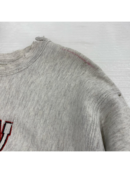 Champion スウェット・トレーナー 90s REVERSE WEAVE BOSTON UNV. GRY L