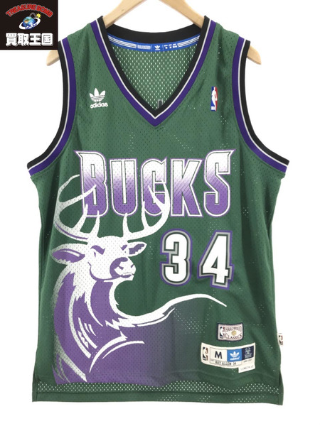 adidas NBA MILWAUKEE BUCKS ゲームシャツ[値下]