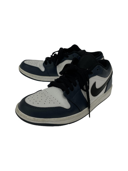 NIKE AIR JORDAN 1 LOW ARMORY NAVY/WHITE-BLACK 26.5cm[値下]