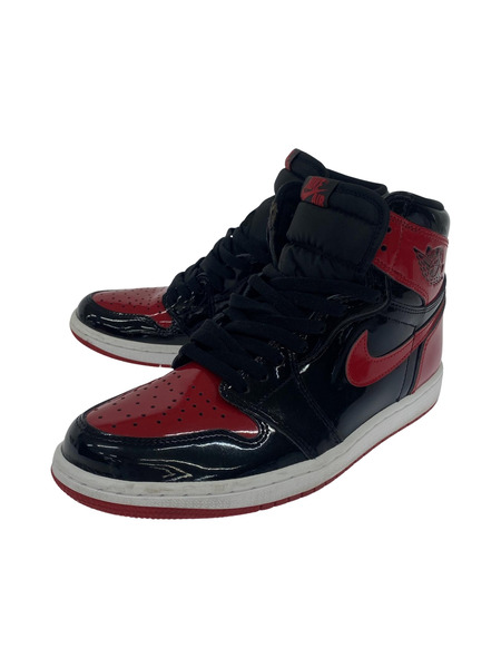 NIKE AIR JORDAN 1 HIGH OG Patent Bred (27cm) 555088-063[値下]