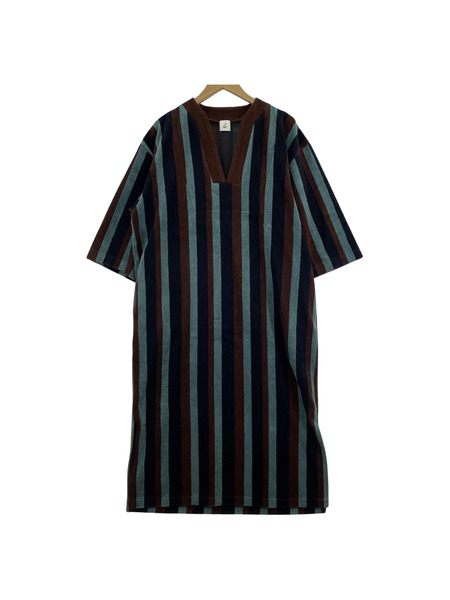 6 BEAUTY＆YOUTH UNITED ARROWS COTTON PILE STRIPE DRESS 38