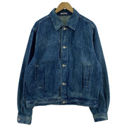 AURALEE SELVEDGE FADED LIGHT DENIM BLOUSON ブルー 4