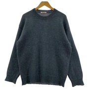 AURALEE 19AW SUPER KID MOHAIR KNIT 3 ブルー