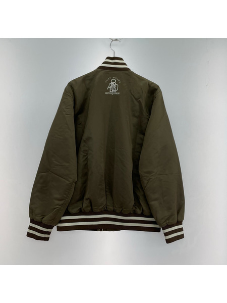 A BATHING APE ブルゾン・ジャンパー ナイロンスタジャン 茶