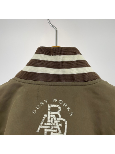A BATHING APE ブルゾン・ジャンパー ナイロンスタジャン 茶