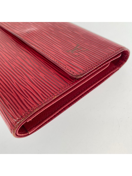 長財布 エピ 赤 3ツ折リ財布