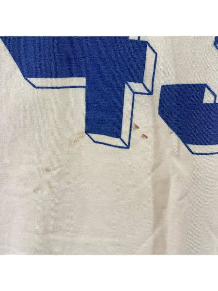 OLD・VINTAGE スウェット・トレーナー 染ミ込ミプリント フットボールスウェット[値下]