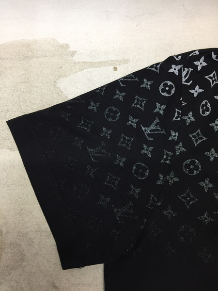 LOUIS VUITTON/24SS/グラディエントコットンTシャツ/XL/黒/RM241Q FSB HQY42W