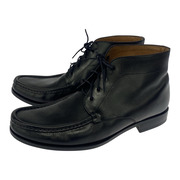 ALCUDIA モックトゥ レザーシューズ 9 BLK