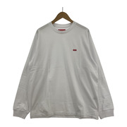 Supreme small box log L/S Tee M 白