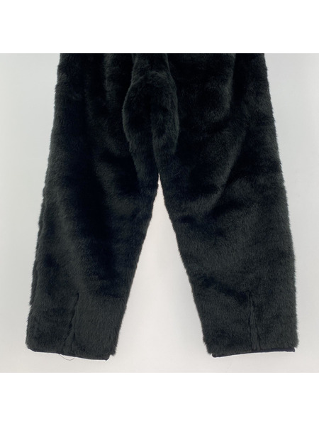 BLACK SIGN Black Fur Beast Pants/ファーパンツ (S) 黒