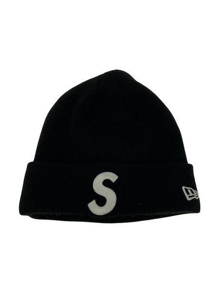 Supreme ニットキャップ Sロゴニット帽　黒