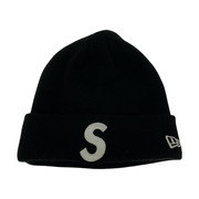 Supreme ニットキャップ Sロゴニット帽　黒
