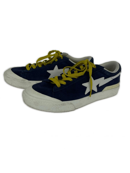 A BATHING APE スニーカー BAPESTA ブレザータイプ (27cm) ネイビースウェード