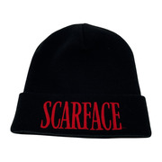 Supreme SCARFACE 17AW ニット帽 黒