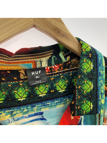 HUF 半袖シャツ STAGES/S S RESORT SHIRT