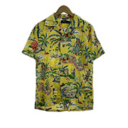 POLO RALPH LAUREN 半袖シャツ S/S レーヨン アロハシャツ イエロー