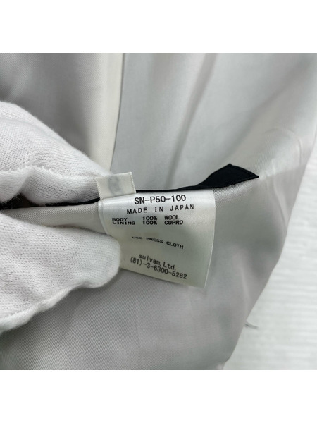 sulvam パンツ CLASSIC PANTS(S)黒